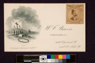[William Frank Bacon calling card]