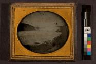 [Niagara Falls, Horseshoe Falls from the river gorge]