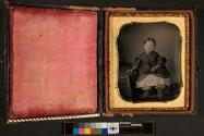 [Girl with lace-trimmed coat]