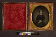[Copy of a daguerreotype of a woman]