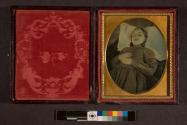 [Post mortem of girl with book]