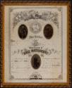 [Certificate of marriage between Daniel W. Gibbs and Matilda B. Pierce]