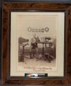 Thomas A. Edison experimenting with micrography