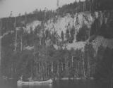 Fishing companions in canoe, Lake Nipigon Trip