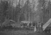 Camp scene, Lake Nipigon Trip