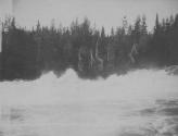 View of rapids, Lake Nipigon Trip
