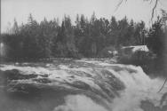 View of falls, Lake Nipigon Trip