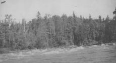 View of rapids, Lake Nipigon Trip