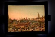 Fete of the marriage with the Adriatic at the time of the Republic. Le Doge part dans le Bucentaure au mariage avec la mer.