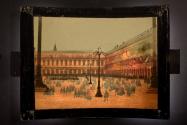 Illumination of S.t Mark's square on the evening of the annexion to Italy. Illumination de la place S.t Marc la soir de l'annexion a l'Italie.