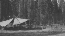 First Camp, Long Gulch Creek, High Sierras Trip