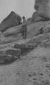 George Eastman on hillside, High Sierras Trip