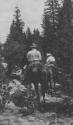 Riders on trail, High Sierras Trip