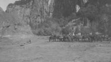 Riders in valley, High Sierras Trip