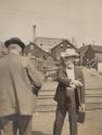 George Eastman with box camera, Western Trip