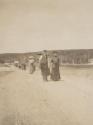 Walter Hubbell and Mary Mulligan in Yellowstone National Park, Vancouver Trip