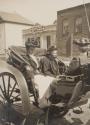 Maria Eastman and her nurse in carriage, Western Trip