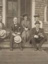 George Eastman, Mary Mulligan and Adelaide Hubbell with two unidentified men, Western Trip