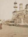 Dock and large ship, Western Trip