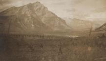 View of distant mountains, Western Trip
