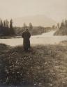 Man photographing river, Western Trip