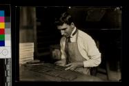 Cuban cigar maker at Tampa, Florida