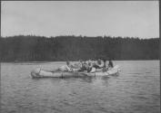 Party in Canoes, George Eastman's Nipigon Trip