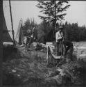 Camp Workers Setting Up Camp, George Eastman's Nipigon Trip