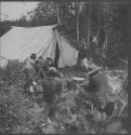 Party at Campsite, George Eastman's Nipigon Trip