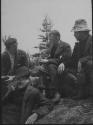 George Eastman and Camping Companions Smoking, Nipigon Trip