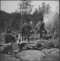Party at Campsite, George Eastman's Nipigon Trip