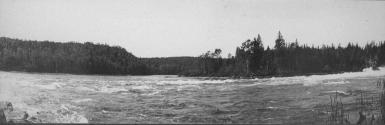 View of River and Treeline, George Eastman's Nipigon Trip