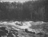Canoe Navigating Rapids, George Eastman's Nipigon Trip