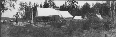 Campsite, George Eastman's Nipigon Trip