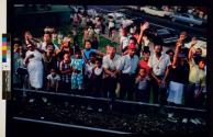 USA. 1968. Robert Kennedy funeral train. NYC2598
