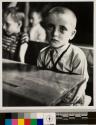 First day of school in village of Pilis, Hungary