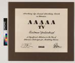 Award for Eastman's Yesterdays Commercial