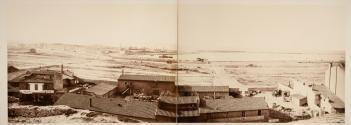 La Voulte. [viaduct under construction; two-page panorama]
