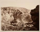 Vaucluse. [Fontaine de Vaucluse, from surrounding hills]