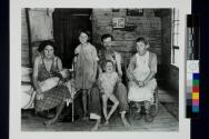 Bud Fields and his Family, Hale County, Alabama