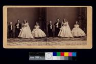 Mr. & Mrs. Genl. Tom Thumb, Commodore Nutt and Miss Minnie Warren.