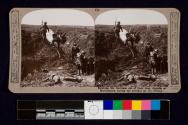 Bombing the Germans out of their deep dugouts at Martinpuich during our advance on the Somme.