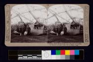 Gondola - from which bombs were dropped on London of Zeppelin brought down off the Essex coast.