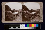 Capture of a Hun blockhouse in the Hindenburg Line at Croiselles [sic], wrecked by our artillery preparation
