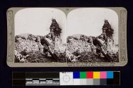 Knocked out! A nest of Hun machine-guns which held up our advances at Monchy Battle of Arras.