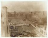 Construction of George Eastman's greenhouses, pergola, and vegetable garden