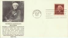 Envelope with the commemorative George Eastman stamp