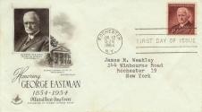 Official First Day Cover "Honoring George Eastman"