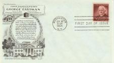 Envelope celebrating George Eastman's Centennial featuring an image of George Eastman House
