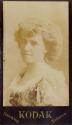 Advertising Card for Kodak Smoking Tobacco featuring female model